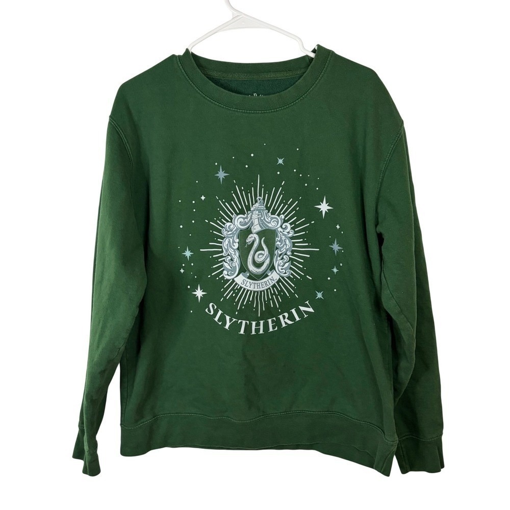 Harry Potter Slytherin Forbidden Forest Experience Sweatshirt Green Large
